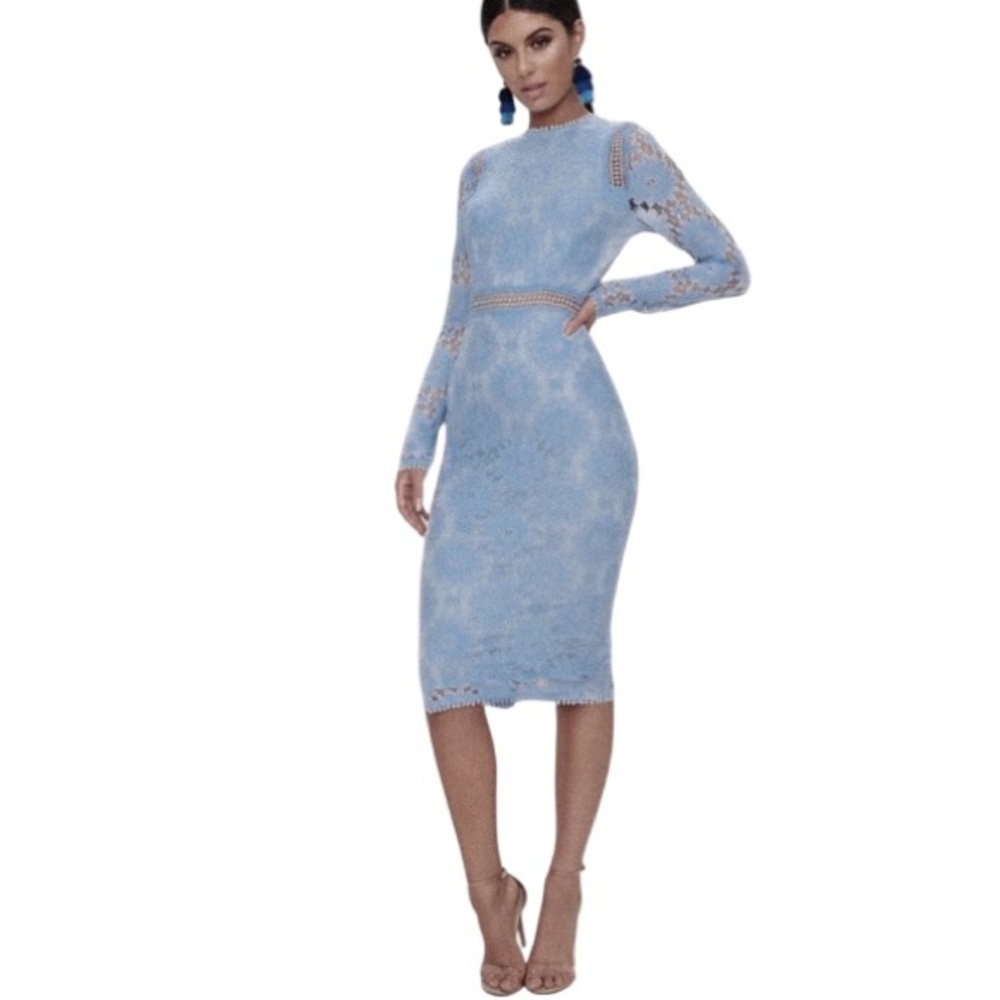Women’s Bodycon Dress by Pretty Little Thing lace Mature Spring Midi